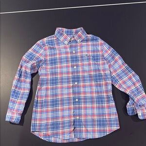 Vineyard Vines Blue and Red Button Down Shirt